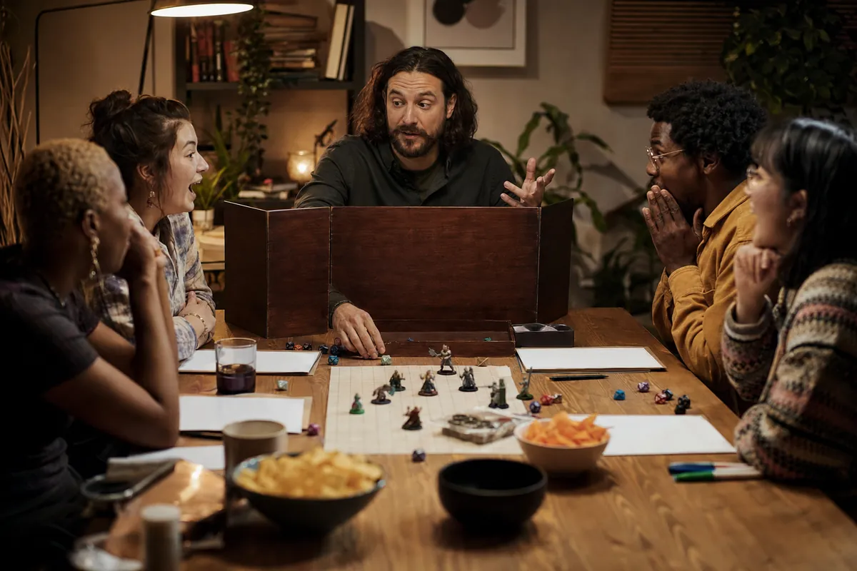 Illustration supporting How to Read a Room: Improvising When Players Go Off-Script