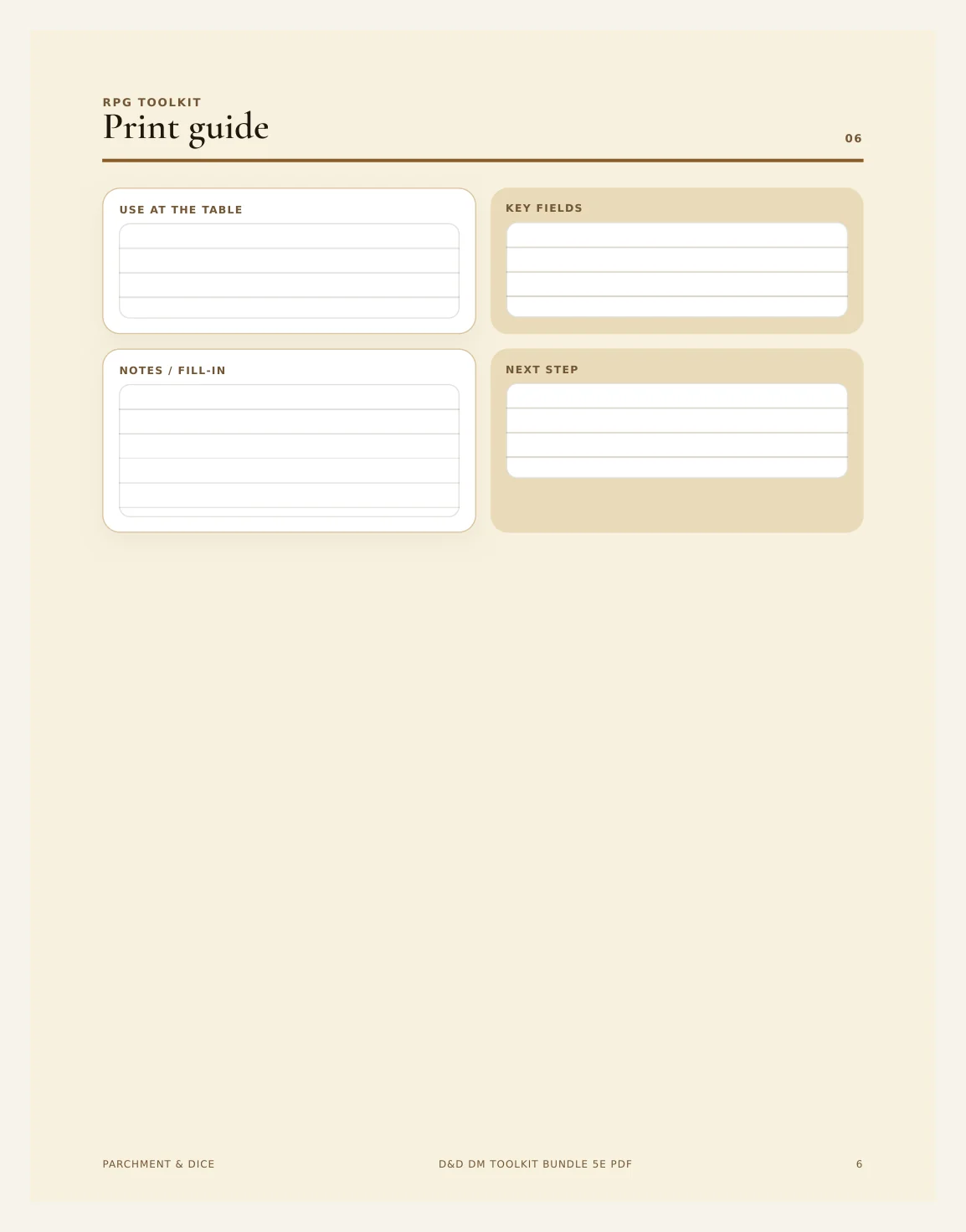 DnD DM Toolkit Bundle 5e Printable Pdf | Reference Pack Initiative Tracker Encounter Loot Log Npc Cards | New Dungeon Master Gift — Dm Toolkit Bundle Actual Buyer Preview 3